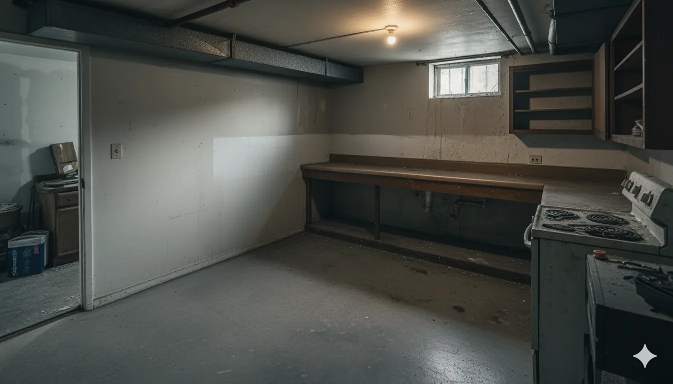 After basement cleanout